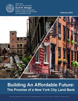 Building An Affordable Future: The Promise of a New York City Land Bank