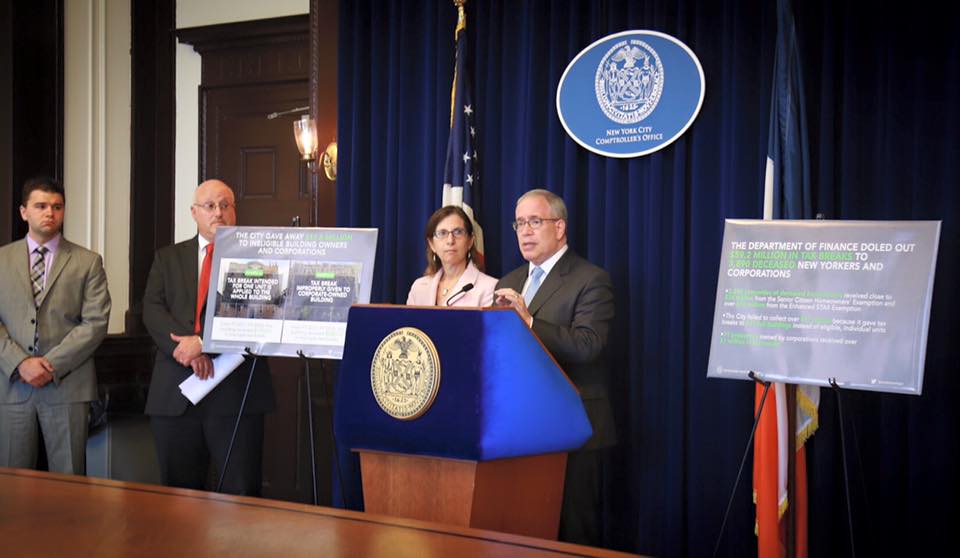 Comptroller Stringer Audit Finds City Gave Out $ Million In Senior  Citizen Tax Breaks To Deceased New Yorkers And Corporations : Office of the  New York City Comptroller Brad Lander