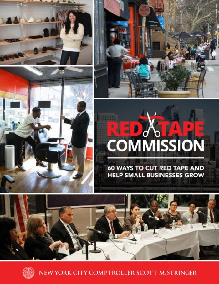 Red Tape Commission 60 Ways To Cut Red Tape And Help Small Businesses Grow Office of the New