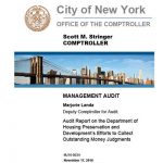 Audit Report on the Department of Housing Preservation and Development’s Efforts to Collect Outstanding Money Judgments