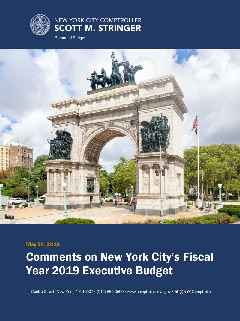 Comments on New York City’s Fiscal Year 2019 Executive Budget - Office ...