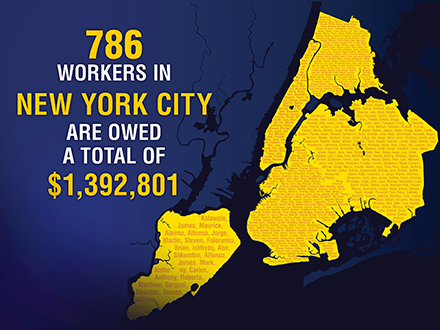 Unclaimed NYC Wage Awards : Office of the New York City Comptroller Unclaimed NYC Wage Awards : Office of the New York City Comptroller