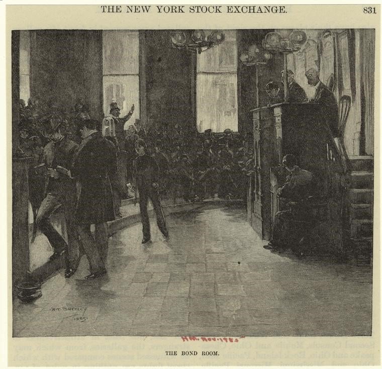 Image of the Bond Room NY Stock Exchange
