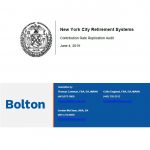 Final Actuarial Audit Reports Submitted by Bolton Partners, Inc. – Actuarial Audit of Employer Contributions for Fiscal Year 2018 (2016 lag valuation)