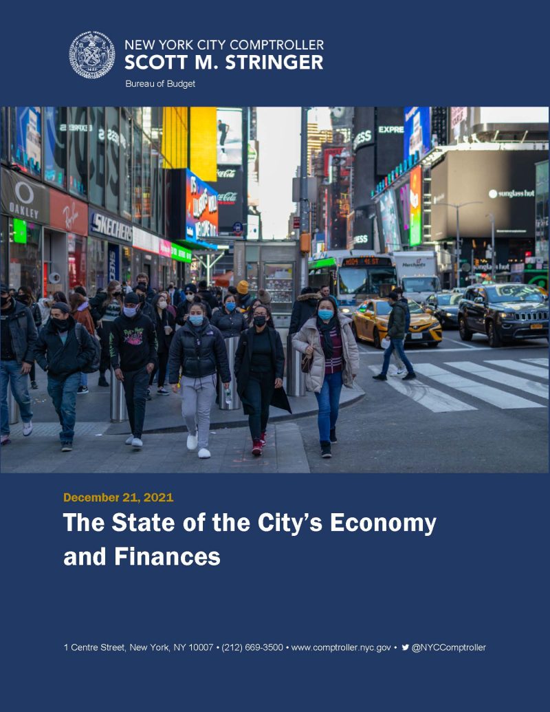 Annual State of the City’s Economy and Finances Office of the New
