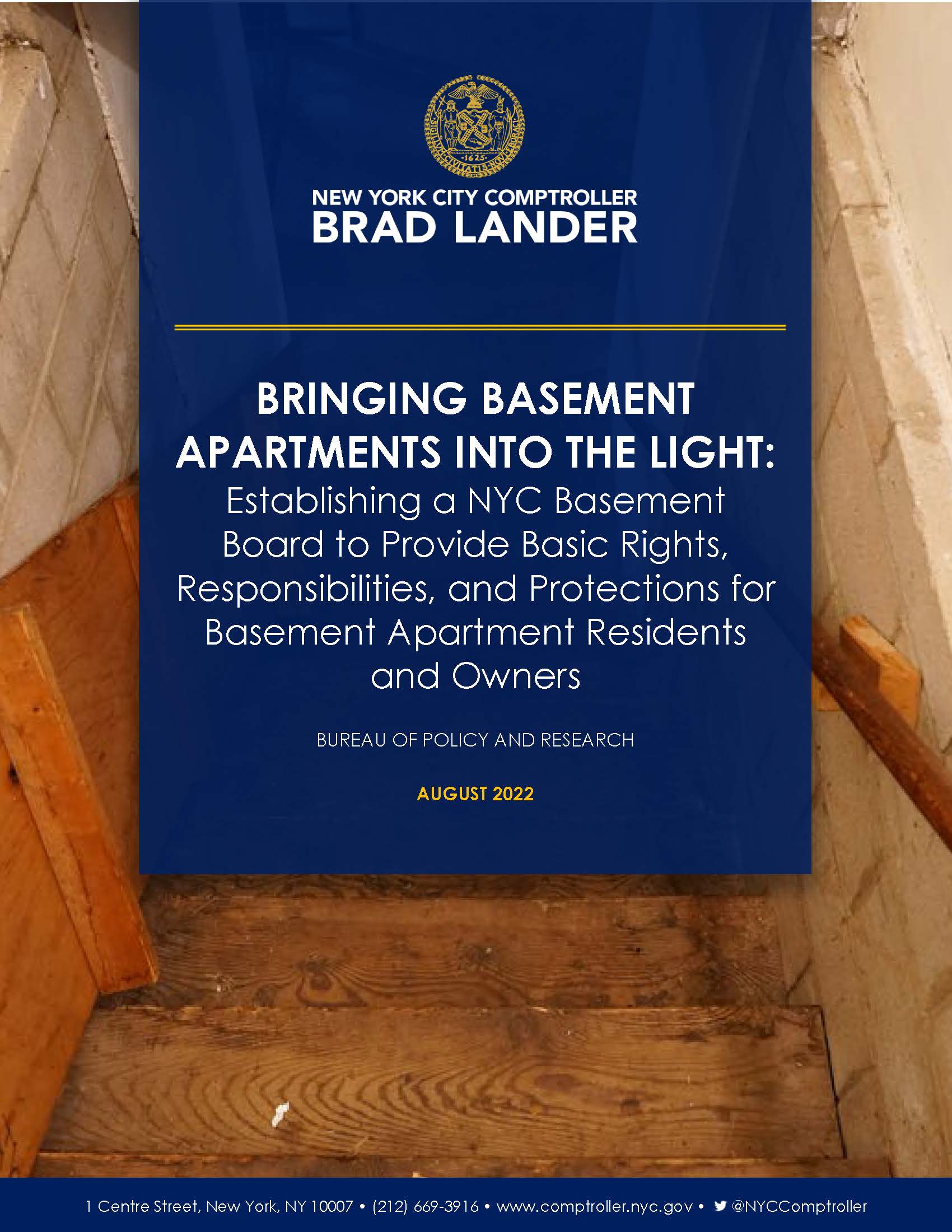 Bringing Basement Apartments Into the Light : Office of the New York City  Comptroller Brad Lander