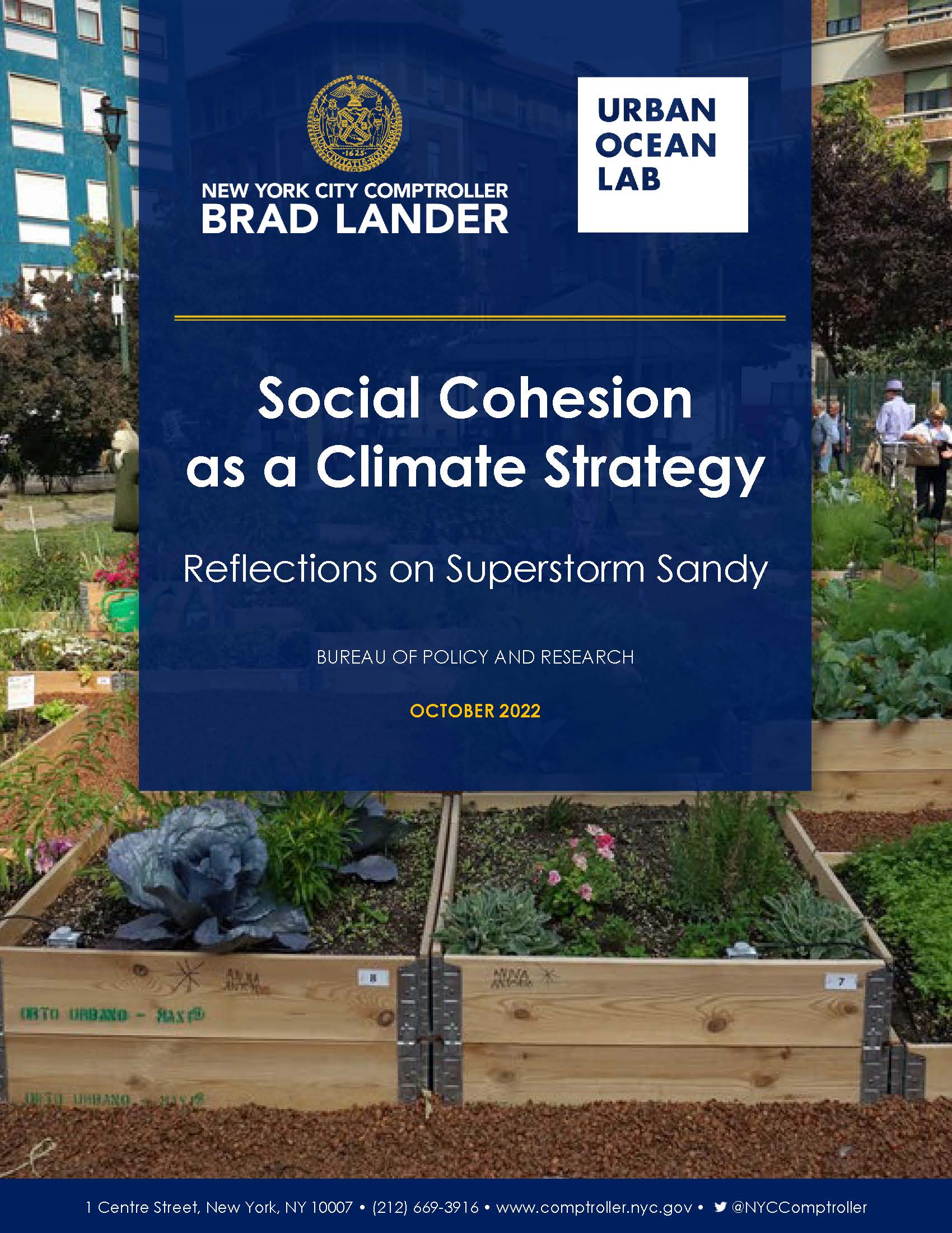 Social Cohesion as a Climate Strategy : Office of the New York