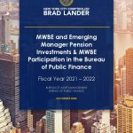 MWBE and Emerging Manager Pension Investments & MWBE Participation in the Bureau of Public Finance