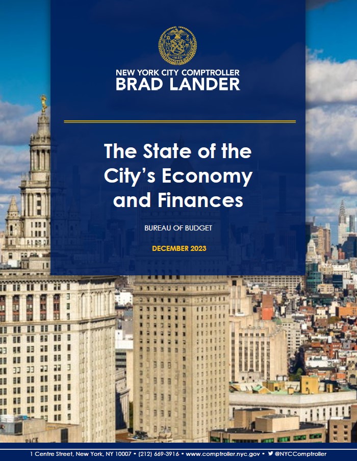 Annual State of the City's Economy and Finances : Office of the New York  City Comptroller Brad Lander