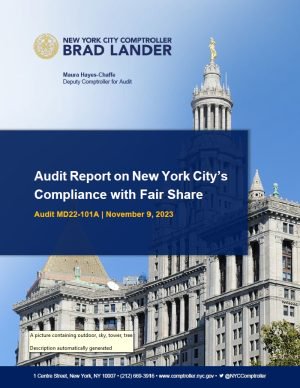 Audit Report on New York City’s Compliance with Fair Share