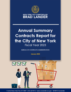 Annual Summary Contracts Report for the City of New York