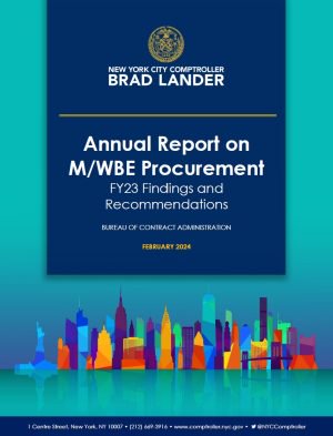Annual Report on M/WBE Procurement: FY23 Findings and Recommendations