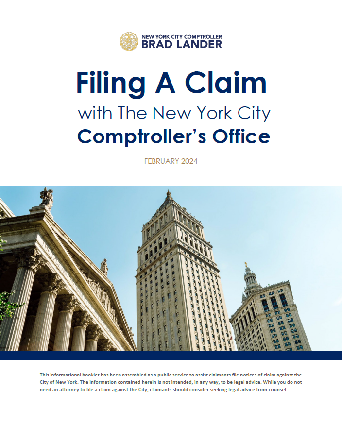 Information about filing a claim