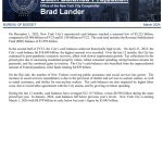 New York City Cash Balance Projection March 2024