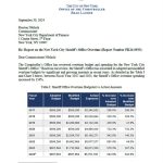 First page of letter