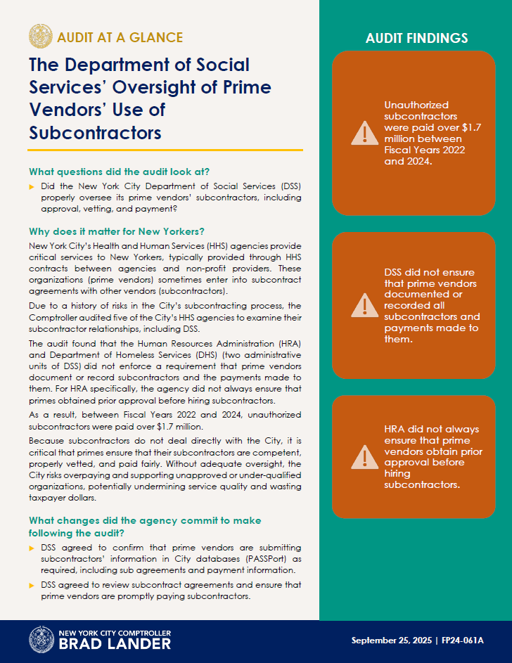 Audit at a Glance