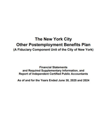 The New York City Other Postemployment Benefits Plan (the OPEB Plan) 2025