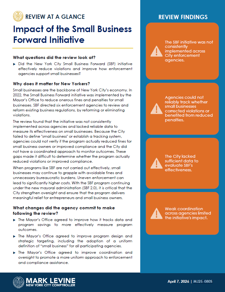 Audit at a Glance