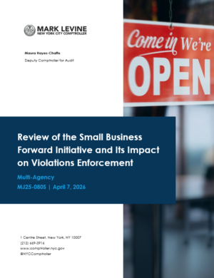 Review of the Small Business Forward Initiative and Its Impact on Violations Enforcement