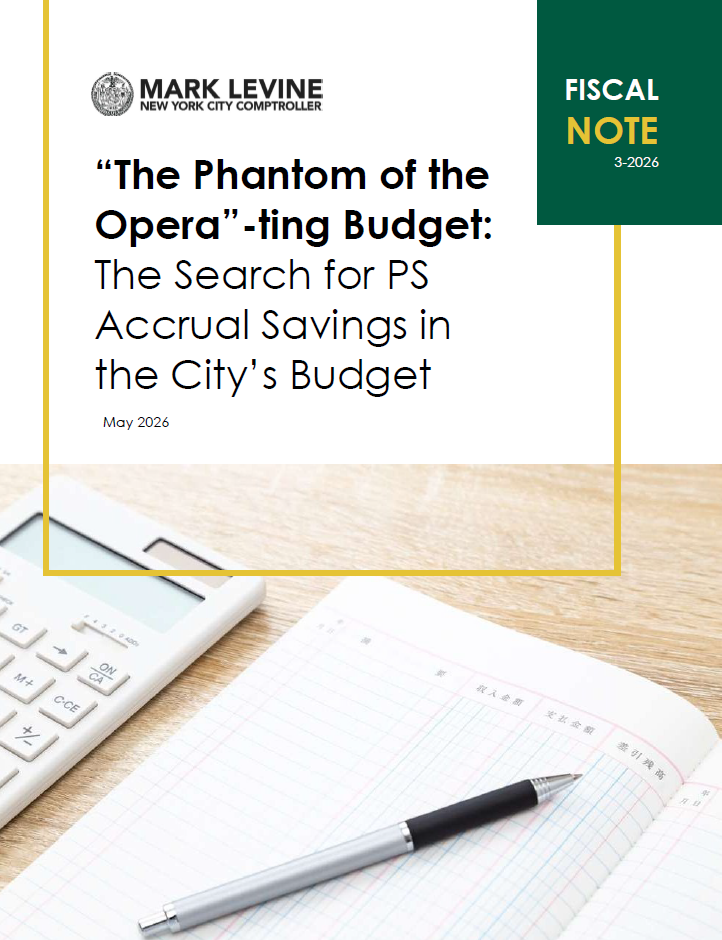 The Phantom of the Opera”-ting Budget - Office of the New York