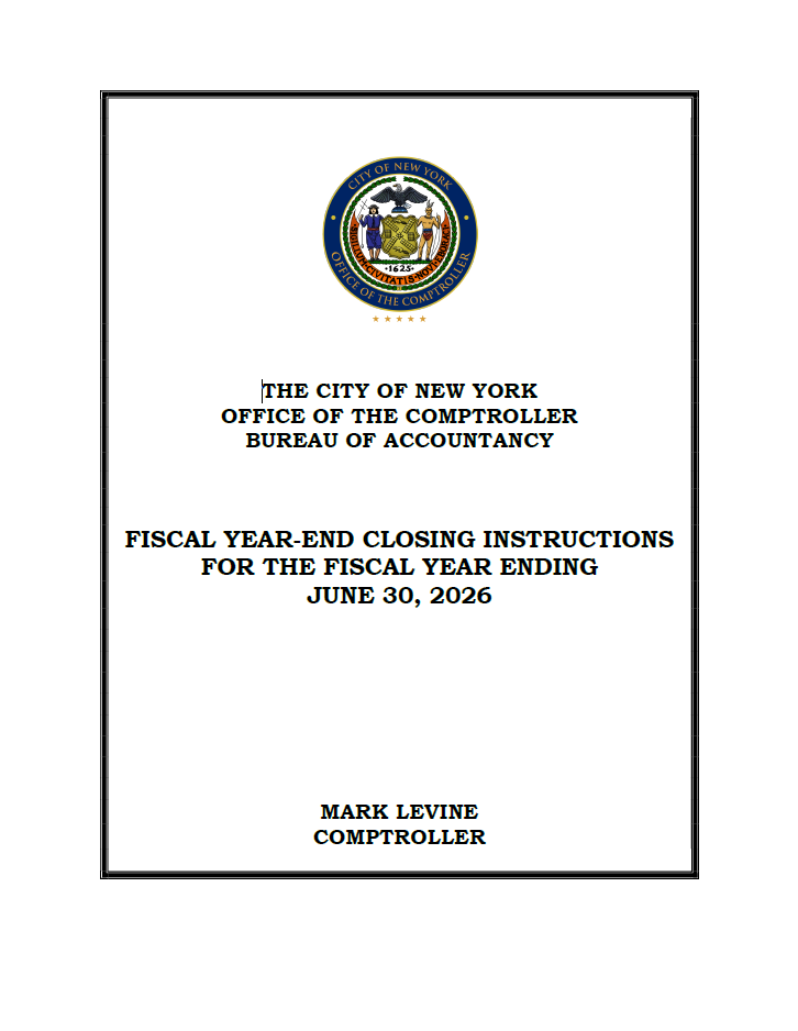 Fiscal Year-End Closing Instructions 2026