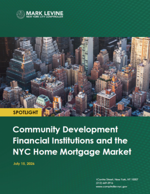 Community Development Financial Institutions and the NYC Home Mortgage Market