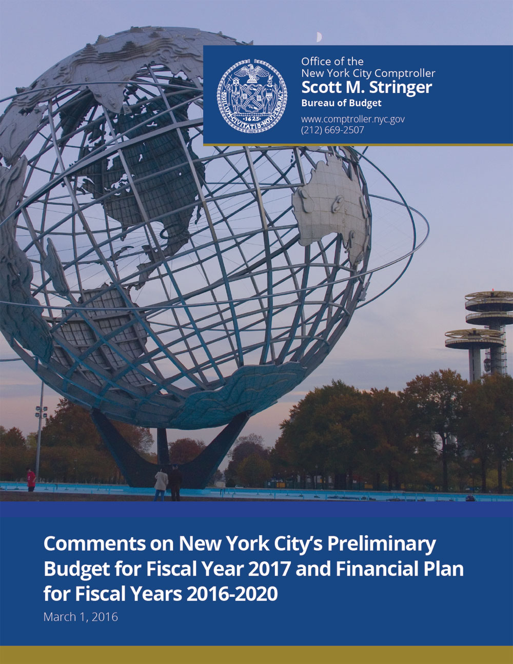 Comments on New York City’s Preliminary Budget for Fiscal Year 2017 and ...