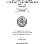 A Compilation Of Audits Of The Minority And Women-Owned Business Enterprises Program thumbnail of 7R11_087S