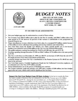 thumbnail of Budget-Notes-January2000