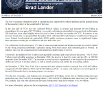 New York City Cash Balance Projection March 1, 2025
