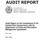 Audit Report on the Compliance of the Central Park Conservancy with Its Department Of Parks and Recreation Management Agreement thumbnail of FK07_096A