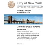 Audit Report on the Development of City-Owned Vacant Lots by the New York City Department of Housing Preservation and Development thumbnail of FM14_112A