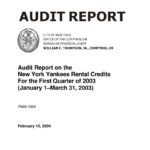 Audit Report on New York Yankees Rental Credits thumbnail of FN04_102A