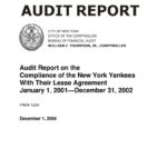 Audit Report on the Compliance of the New York Yankees with Their Lease Agreement thumbnail of FN04_125A