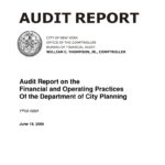Audit Report on the Financial And Operating Practices of The Department Of City Planning thumbnail of FP06_068A