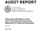 Follow-Up Audit Report on the Use of Procurement Cards by the Department of Parks and Recreation thumbnail of FS09_107F