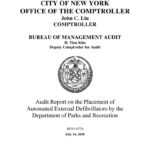 Audit Report On The Placement Of Automated External Defibrillators By The Department Of Parks And Recreation thumbnail of MD10_072A