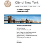 Audit Report on the Department of Housing Preservation and Development’s Handling of Housing Maintenance Complaints thumbnail of ME13_106A