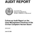 Audit Follow-Up Audit Report On The Case Management Practices Of The Civilian Complaint Review Board thumbnail of MG09_060F