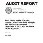 Audit Report on Pier 70 Cafe’s Internal Controls Over Cash Receipts and its Compliance With its Department of Parks and Recreation Permit Agreement thumbnail of MH05_115A