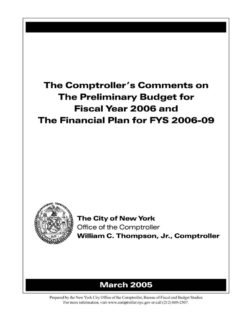 thumbnail of Preliminary_Budget_Report_FY2006