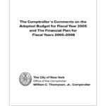 thumbnail of comments_adopted_budget_FY2005_FY_Plan_05-08