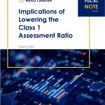 Fiscal Note: Implications of Lowering the Class 1 Assessment Ratio